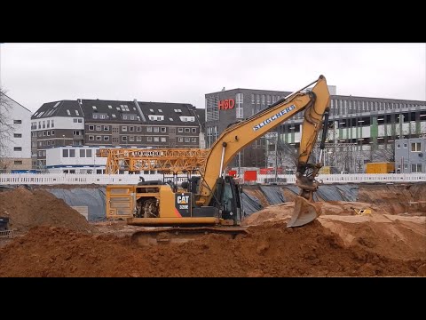 Bagger CAT 320E schwerer Boden