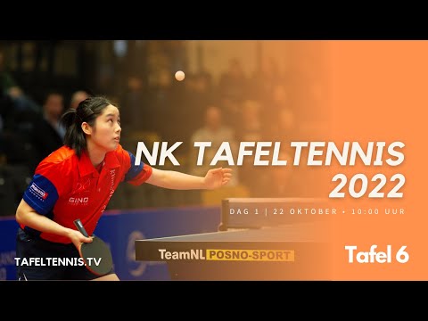 NK Tafeltennis 2022: Dag 1 - Tafel 6