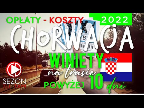 CROATIA 2022 - travel costs VIGNETTES online 🇭🇷🚗 - season ON THE TRAIL / GoPro 8 Black