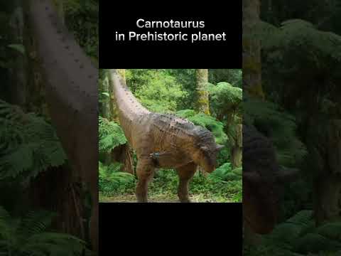 Carnotaurus in Jurassic World and carnotaurus in prehistoric planet