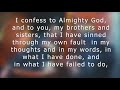 i confess prayer