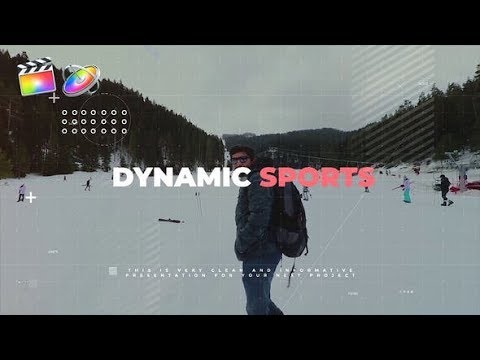 Apple Motion Template: Dynamic Sports + Free Download