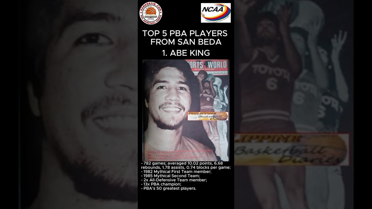 5 Greatest PBA Players from San Beda
