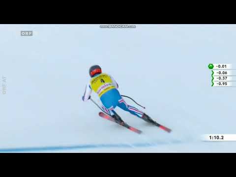 Cyprien Sarrazin Abfahrt Bormio 2023 (ORF)