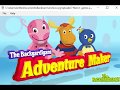 V2 The Backyardigans Adventure Maker 2005 Nick Jr Flash Game