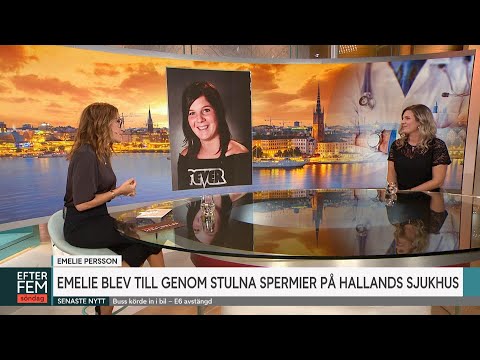Emelie blev till genom spermaskandalen – ”Kom som en chock” | Efter fem | TV4 & TV4 Play
