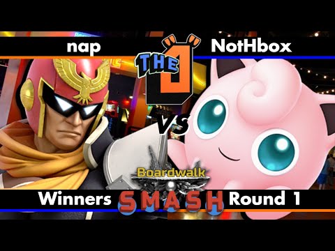 nap (Captain Falcon) vs. NotHbox (Jigglypuff) - WR1 | Boardwalk Smash 12 SSBU (7/14/2022)
