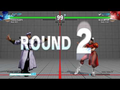 SFV - BrunoMTGR (Chun) VS LeonardoSFV (M. Bison)