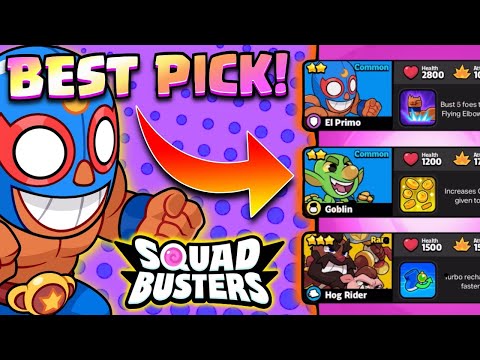 PICK the BEST Hero in Squad Busters! (Supercell)