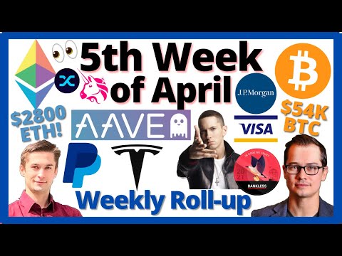ROLLUP: 5th Week of April (ETH All Time High, Eminem NFT, Tesla Sells BTC, JP Morgan Crypto Fund)
