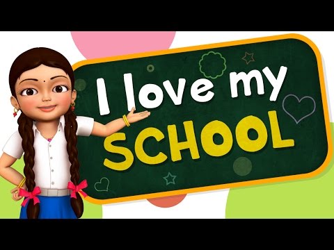 I Love My School | Hindi Rhymes for Children | Infobells