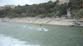 Lake Travis Wakeboarding Go Pro 2012 Austin Texas