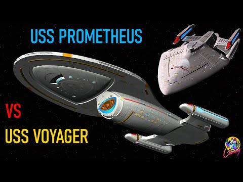 Viewer Request - USS Voyager VS USS Prometheus - Both Ways - Star Trek Starship Battles