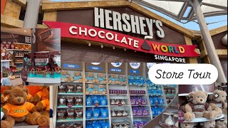 Hershey’s Chocolate World Store Tour | Hersheys chocolate store tour | Sentosa Hersheys shop