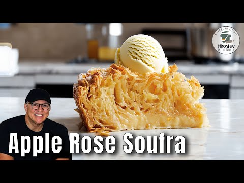 ππΉ Apple Rose Soufra - A Delicate and Beautiful Dessert! πΉπ