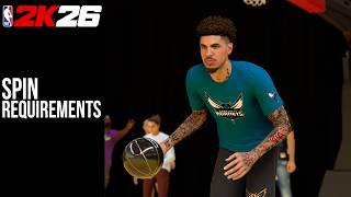 Spin Requirements NBA2K26