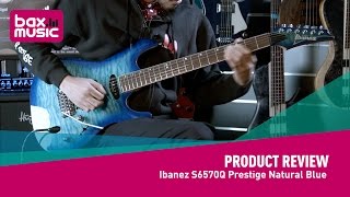 Video thumbnail for Ibanez S6570Q - NAMM 2017 (first full review) by Bax Music UK