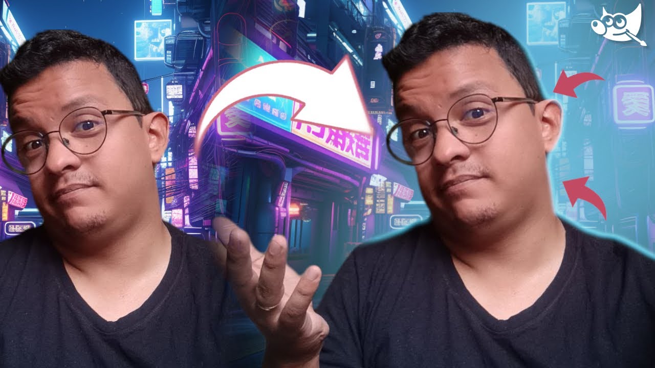 Como fazer Luz de Contorno no GIMP | GIMP Tutorial