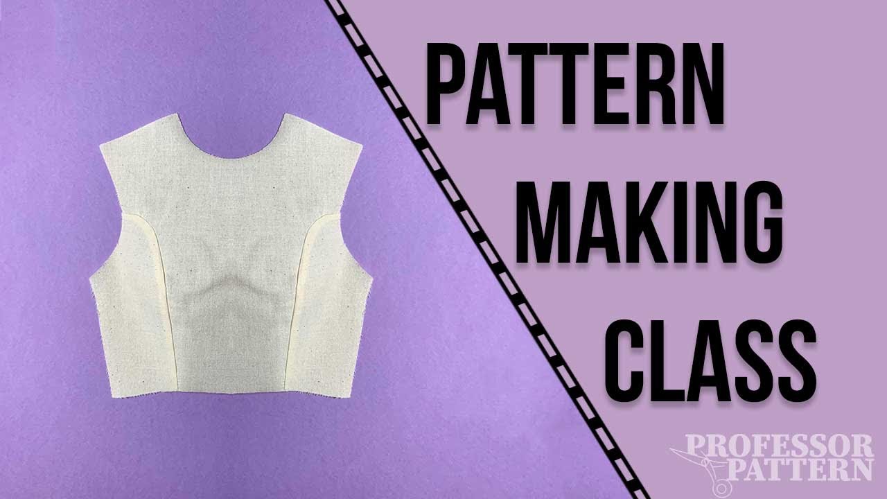 How to do a Princess Seam Pattern - Pattern making for beginners ✂️Professor Pattern