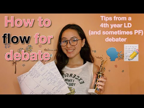HOW TO FLOW (take notes) FOR A DEBATE TOURNAMENT [tips from an LD and PF debater] | Alexia Kaybee
