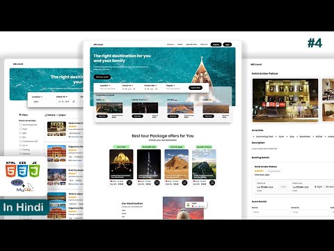 Create A Tour Travel Website Using Html Css Javascript Php Codeigniter Mysql Full Tutorial