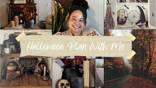 Halloween Plan with me| Creating A Pinterest Mood Board| Preparing for Halloween Hunting!