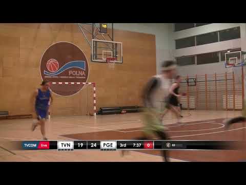 Skrót: TVN vs PGE EO - II Liga Warszawa - 12.04 - Koszykarska Liga Biznesu