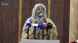 عضو مجلس السيادة د. سلمى عبد الجبار المبارك تخاطب ورشة إصلاح قانون الأحزاب السياسية لسنة 2007