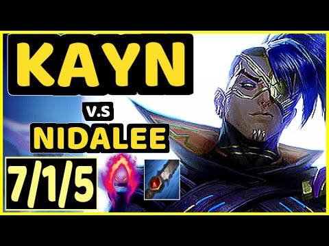 BLABER (KAYN) vs NIDALEE - 7/1/5 KDA JUNGLE CHALLENGER GAMEPLAY - NA