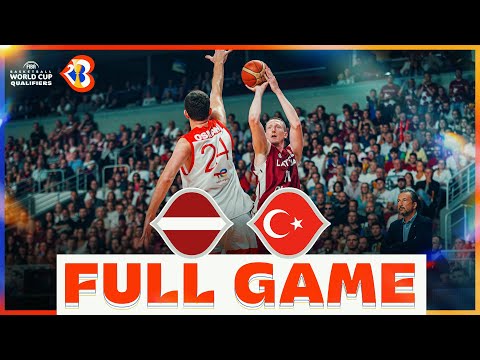 Latvia v Turkey | Basketball Full Game - #FIBAWC 2023 Qualifiers