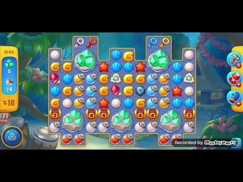 fishdom gameplay / level 6140 / It is like the ads? / thank you