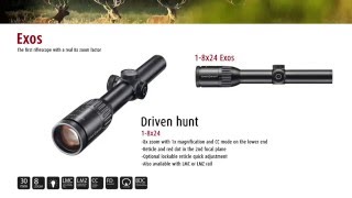 Video: Schmidt & Bender Exos LM 1-8x24 SFP Belyst CQB2 TMR BDC II-B LT