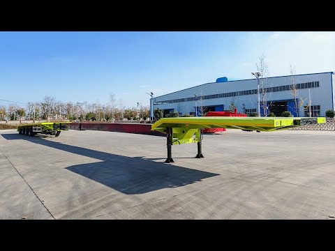 Extendable Wind Blade Trailer with Self-Steering & Energy Chain | HIPOTRUK