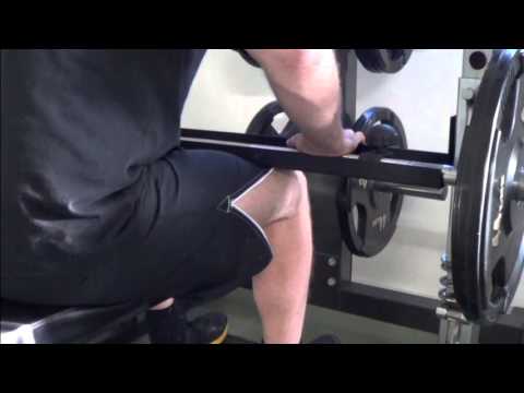 Seated Calf Raise On Ironmaster IM2000 Smith Machine