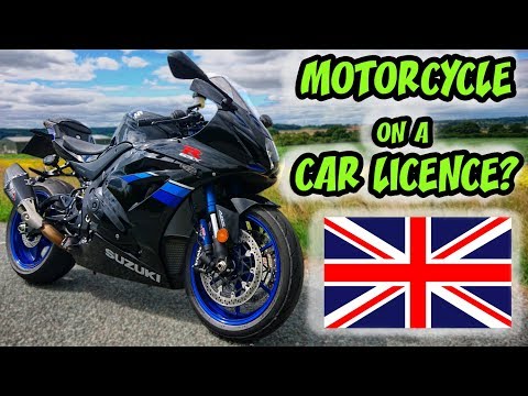 Motorcycle on a Car Licence?