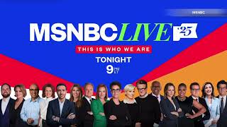 'MSNBC Live: This is Who We Are' special promo