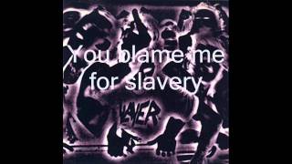 Slayer - Guilty of Being White lyrics
