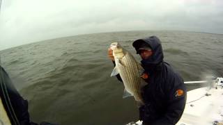 preview picture of video '2 HOURS ON TAWAKONI - IN THE STORM! HYBRIDS & STRIPERS...'