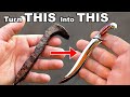 I turn a Rusty Spike into a Perfect Miniature Fighting Knife DEFAULT Thumbnail