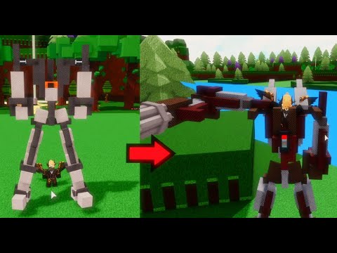How to make EASY NO SCALE Mech SUIT!!! Roblox Build a Boat