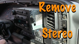 How To Remove Stereo - 2004 GMC Sierra Pick Up