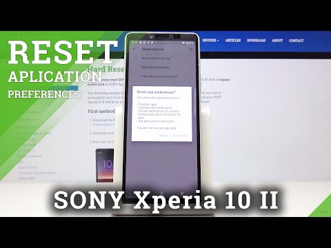 How to Reset App Preferences in SONY Xperia 10 II - Default App Settings