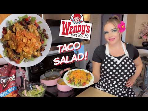 How To Make Wendy's Taco Salad! - $25 High Protein Meal!