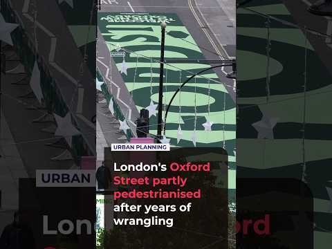 London's Oxford Street partly pedestrianised after years of wrangling