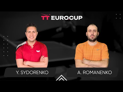 14:45 Yaroslav Sydorenko - Andrii Romanenko 29.01.2026 TT EURO.CUP Ukraine Professional. TABLE 3
