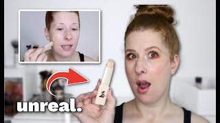 I put the NEW LYS Triple Fix Skin Tint Blurring Foundation stick to the TEST!! | Demo & Wear Test