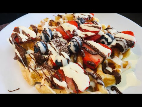 Easy Waffle Recipe | Homemade | Zakee’s Kitchen Secrets