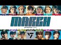 SEVENTEEN (세븐틴) - 'MARCH' Lyrics [Color Coded_Han_Rom_Eng]