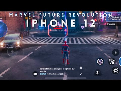 Marvel Future Revolution 60 FPS GAMEPLAY ON iPhone 12 (ULTRA HD GRAPHICS)