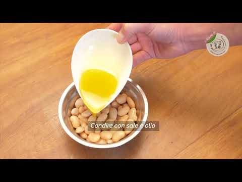 Insalata di fagioli bianchi di Spagna e frutti di mare